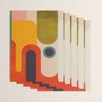geometry vintage abstract art Wrapping Paper Gallery Image 3