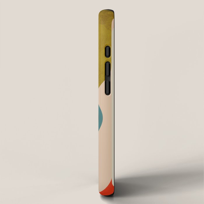 geometry vintage abstract art iPhone Case Gallery Image 2