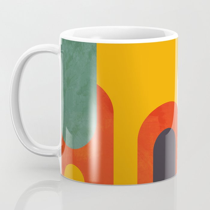 geometry vintage abstract art Coffee Mug Gallery Image 3