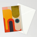 geometry vintage abstract art Stationery Card Gallery Image 2