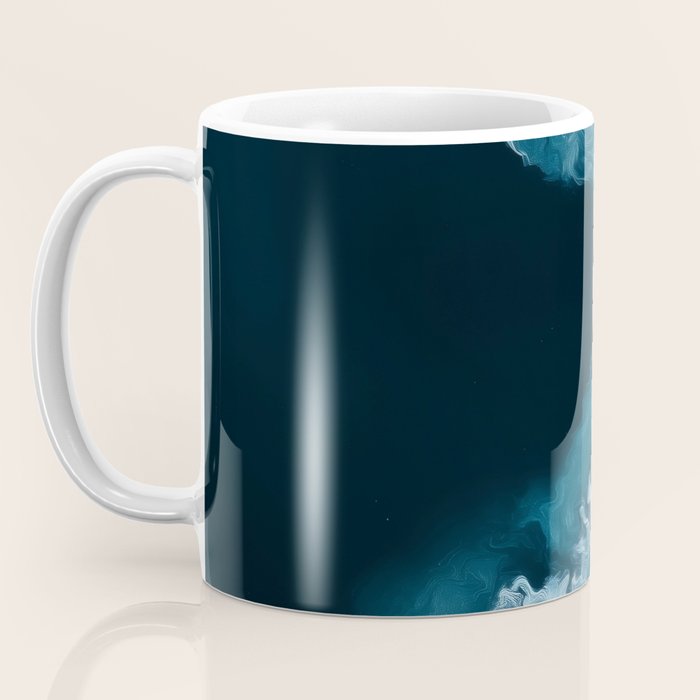 Aerial Ocean Waves - Coastal Wall Art Photography Coffee Mug Gallery Image 3