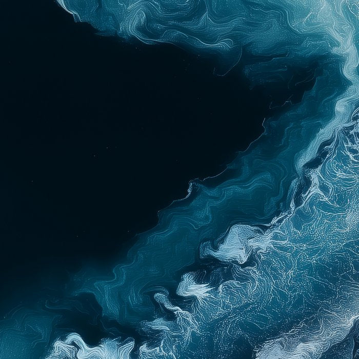 Aerial Ocean Waves - Coastal Wall Art Photography Coffee Mug Gallery Image 2