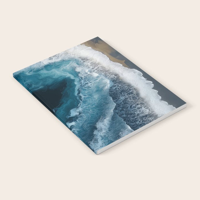 Aerial Ocean Waves - Coastal Wall Art Photography Notebook Gallery Image 2