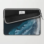 Aerial Ocean Waves - Coastal Wall Art Photography Laptop Sleeve Gallery Image 2