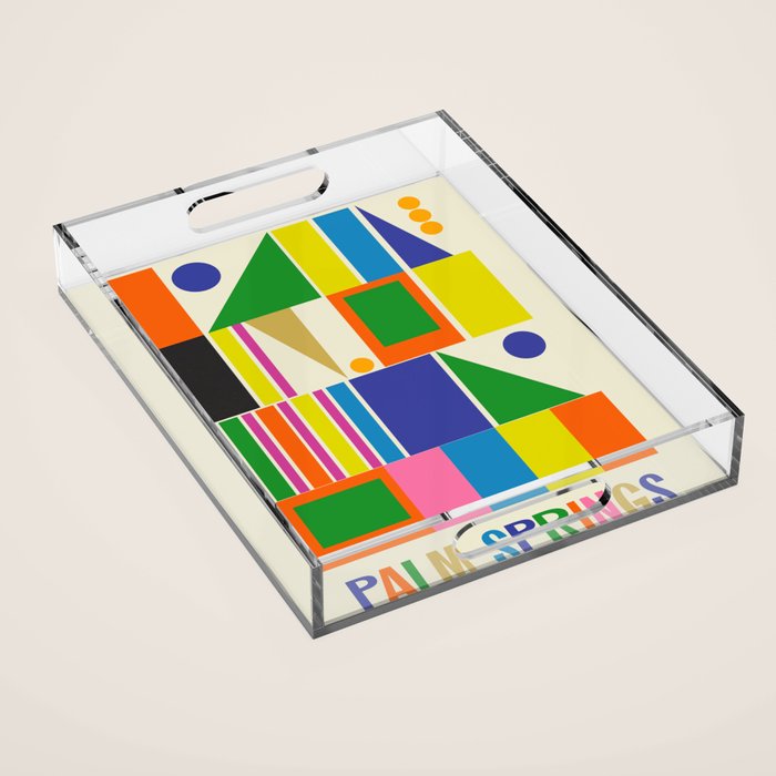 Palm Springs Acrylic Tray Gallery Image 1