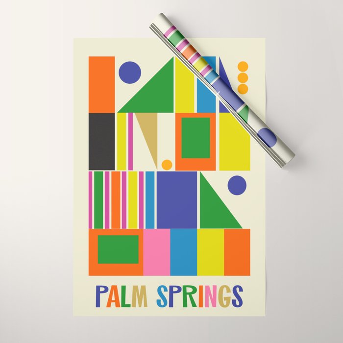 Palm Springs Wrapping Paper Gallery Image 1