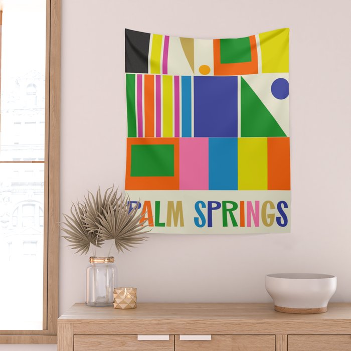 Palm Springs Wall Tapestry Gallery Image 2