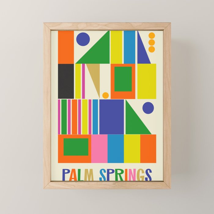 Palm Springs Mini Art Print Gallery Image 1