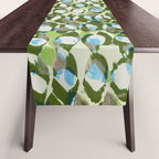 Pure Strokes #3 / Green & Blue Table Runner Gallery Image 1