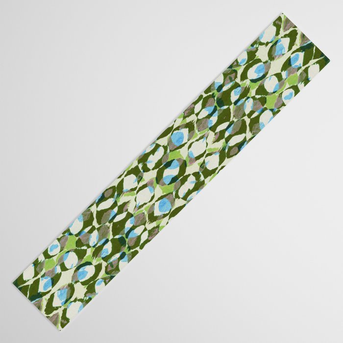 Pure Strokes #3 / Green & Blue Table Runner Gallery Image 3
