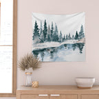 Mountain River Wall Tapestry Gallery Image 2