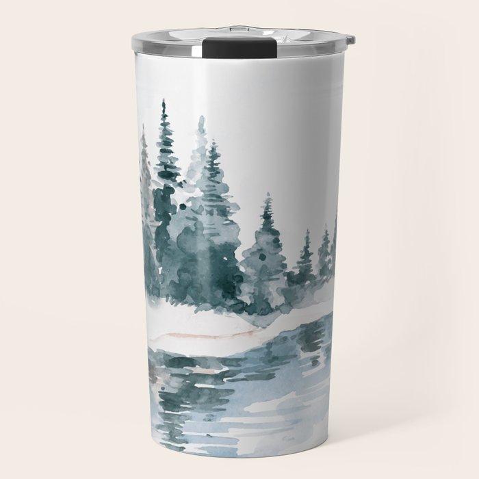 Mountain River Travel Mug Gallery Image 1