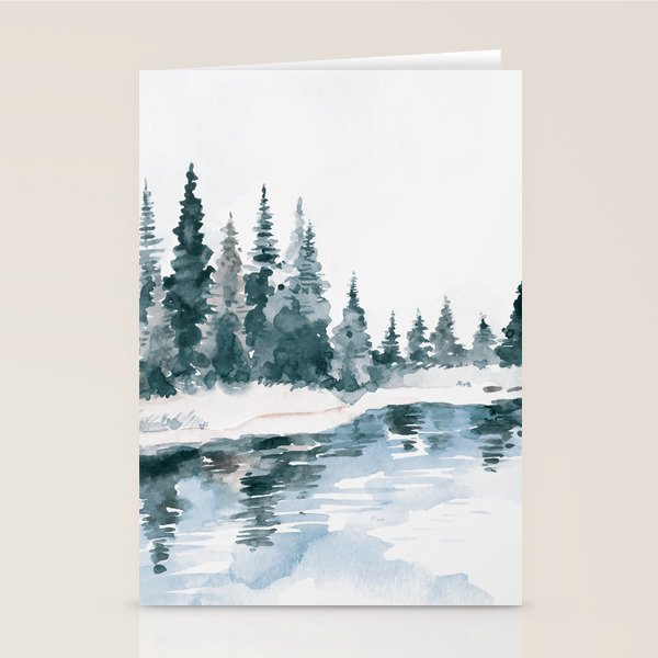 Mountain River Stationery Card Gallery Image 2