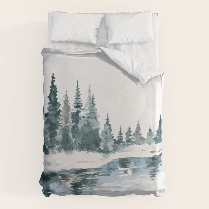 Mountain River Duvet Cover Gallery Image 1