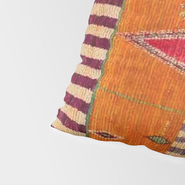 Orange Traditional Moroccan Design Pillow Sham Gallery Image 4