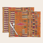 Orange Traditional Moroccan Design Placemat Gallery Image 1