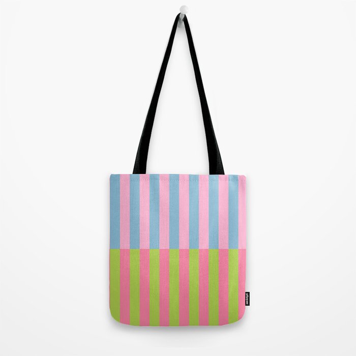 Vibrant color block pattern Tote Bag Gallery Image 2