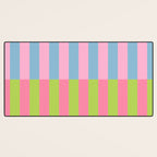 Vibrant color block pattern Desk Mat Gallery Image 3