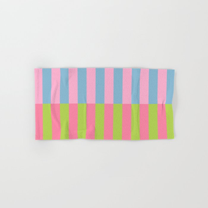 Vibrant color block pattern Bath Towel Gallery Image 1