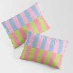 Vibrant color block pattern Pillow Sham Gallery Image 3