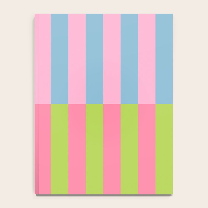 Vibrant color block pattern Notebook Gallery Image 4
