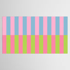Vibrant color block pattern Tablecloth Gallery Image 2