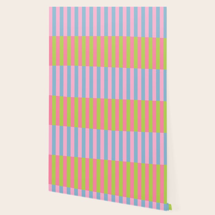 Vibrant color block pattern Wallpaper Gallery Image 2