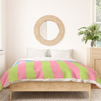 Vibrant color block pattern Duvet Cover Gallery Image 3