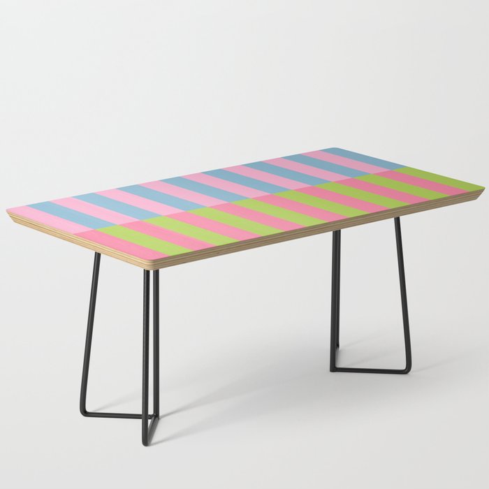 Vibrant color block pattern Coffee Table Gallery Image 1