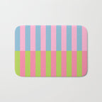 Vibrant color block pattern Bath Mat Gallery Image 1