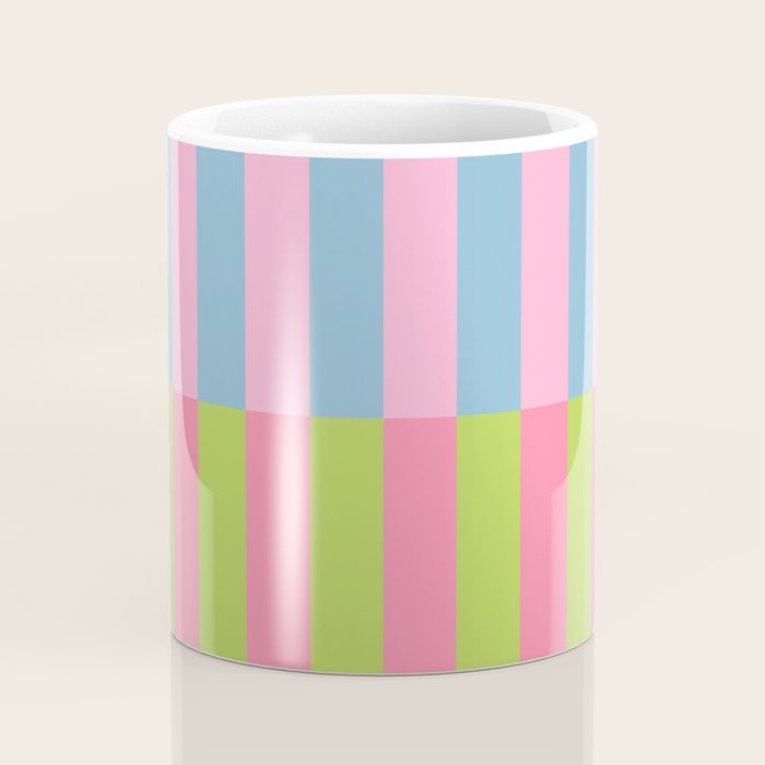 Vibrant color block pattern Coffee Mug Gallery Image 4