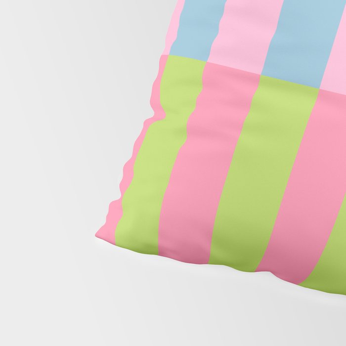 Vibrant color block pattern Pillow Sham Gallery Image 4