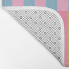 Vibrant color block pattern Bath Mat Gallery Image 2