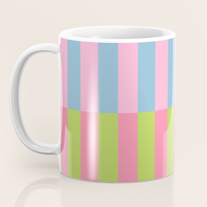 Vibrant color block pattern Coffee Mug Gallery Image 3