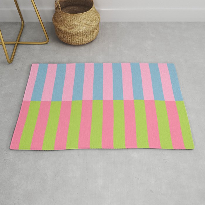 Vibrant color block pattern Rug Gallery Image 1