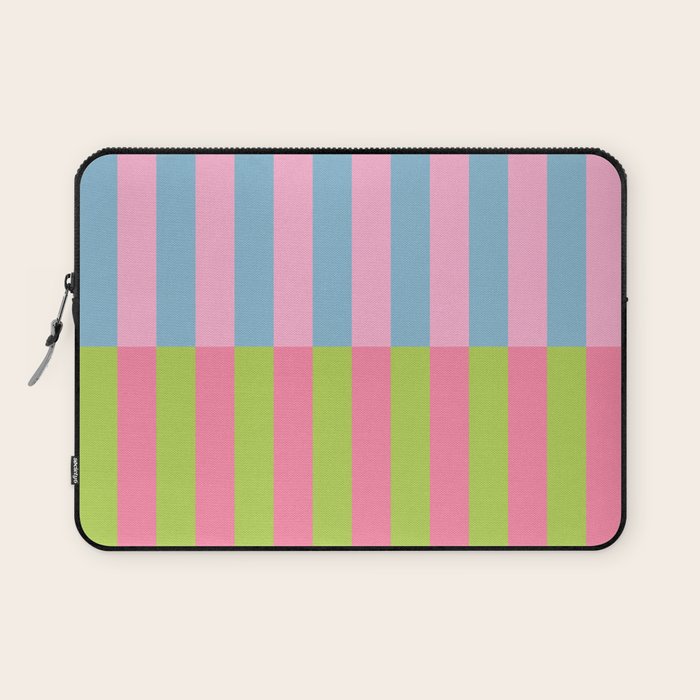 Vibrant color block pattern Laptop Sleeve Gallery Image 1