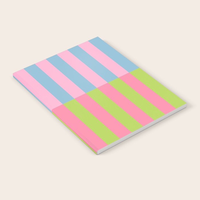 Vibrant color block pattern Notebook Gallery Image 2