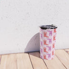 Western Cowboy Boots in red and pink Travel Mug Gallery Image 4