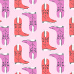 Western Cowboy Boots in red and pink Coffee Mug Gallery Image 2