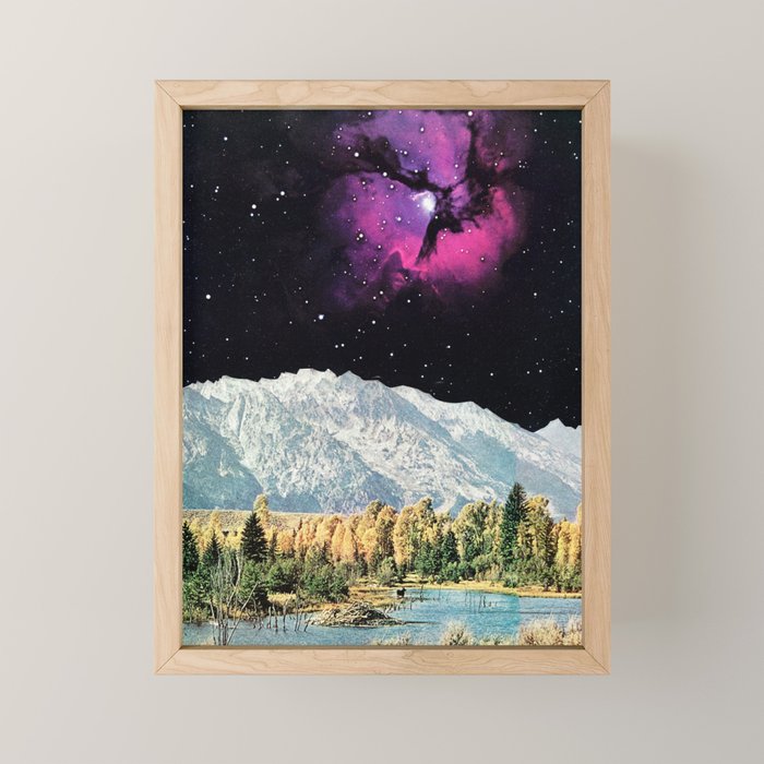 Time and space Mini Art Print Gallery Image 1