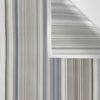 Blue grey Tan Stripes Wall Tapestry Gallery Image 3