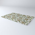 Little Sloth Hanging Around, Cute Sloth Print, Gray and Green, Hand-Drawn Sloth Rug Gallery Image 3