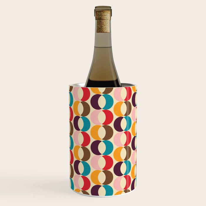 Mid Century Modern Circles Wine Chiller Gallery Image 1