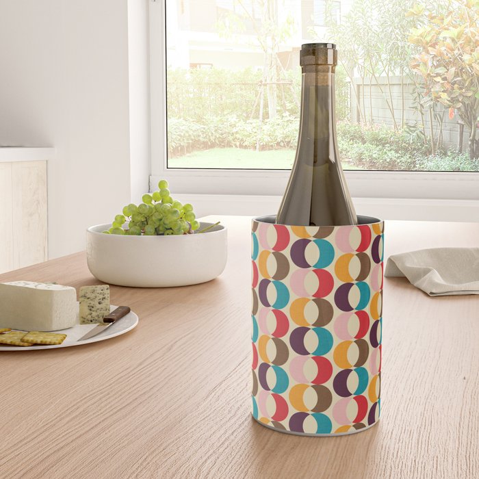 Mid Century Modern Circles Wine Chiller Gallery Image 4