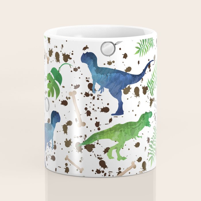 Watercolor Dinosaurs Coffee Mug Gallery Image 4