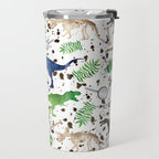 Watercolor Dinosaurs Travel Mug Gallery Image 2