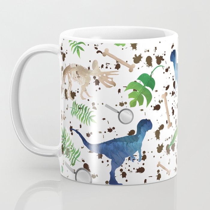Watercolor Dinosaurs Coffee Mug Gallery Image 3