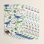 Watercolor Dinosaurs Wrapping Paper Gallery Image 3