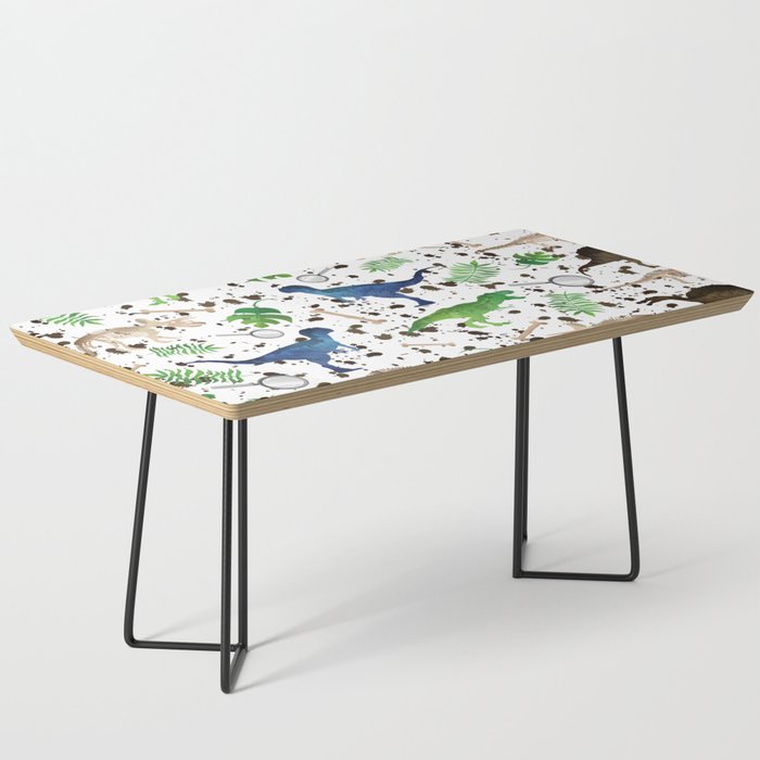 Watercolor Dinosaurs Coffee Table Gallery Image 1