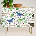 Watercolor Dinosaurs Credenza Gallery Image 1